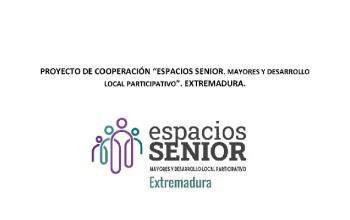Logo de Espacios Senior y nombre del Proyecto Espacios Senior