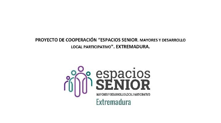 Logo de Espacios Senior y nombre del Proyecto Espacios Senior